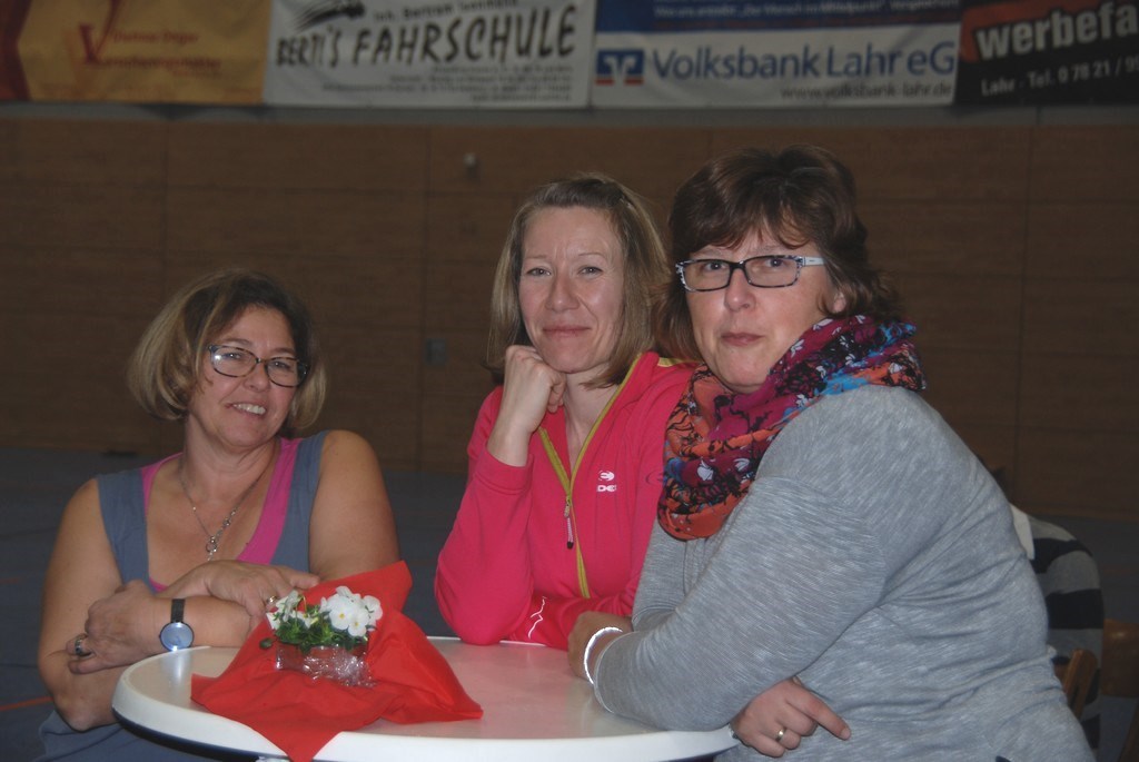 Gruppenbild Gudrun, Christine und Carmen